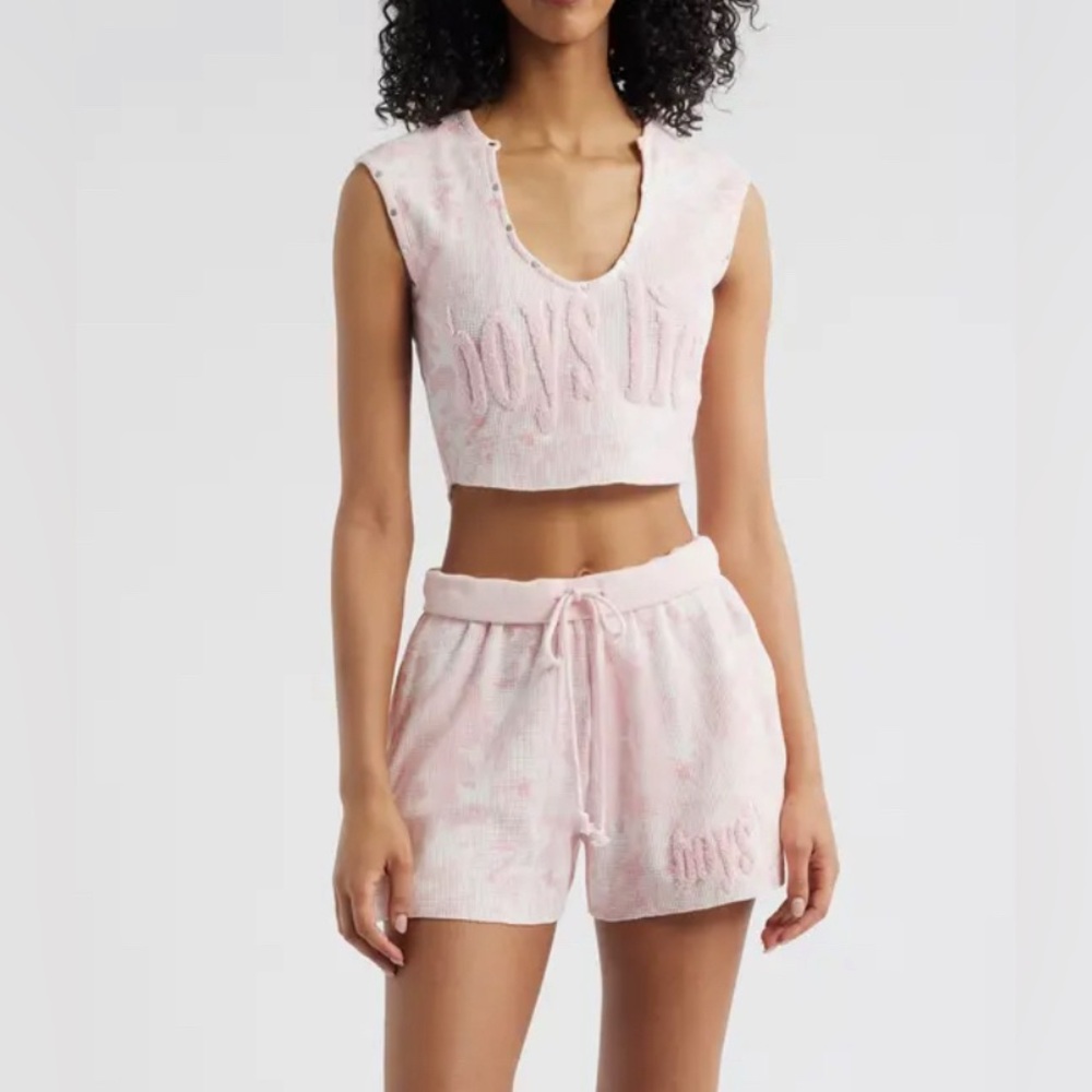 Boys Lie Short Set - Manhunt Waffle Knit
Shorts and Top